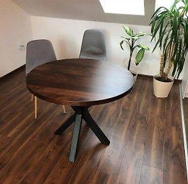 Stilski trpezarijski stolovi: OKRUGLI TRPEZARIJSKI STO FI100 BUKVA | Kontakt telefon 06******** — 1