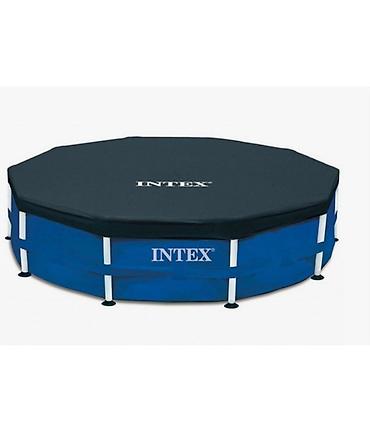 водяной коврик: Тент для каркасного бассейна Intex 305 см (арт. 28030) - Оригинальный — 1