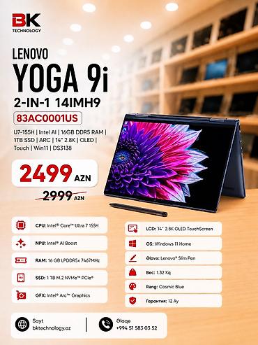 lenovo yoga: Новый Lenovo Yoga, 14 ", Intel Core i7, 1 ТБ, Доставка в районы, Бесплатная доставка, Платная доставка — 1