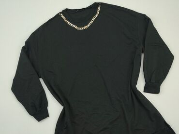 czarne bluzki z długim rękawem zara: Blouse, 3XL (EU 46), condition - Very good