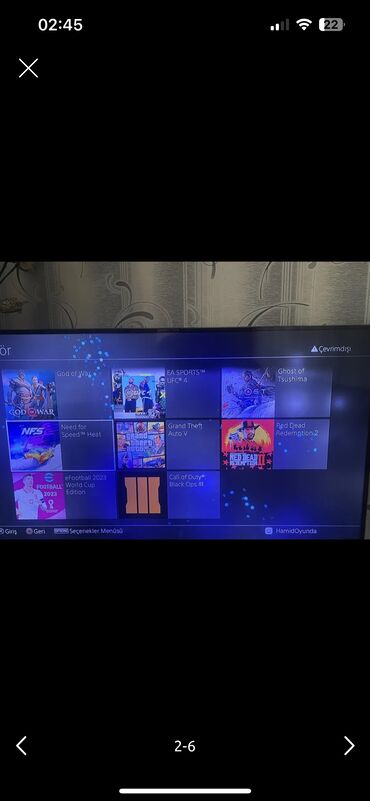 işlənmiş planşetlər: Ps 4 pro 1tb. 2 eded pultu var A klas . Zavod blonbasına qeder