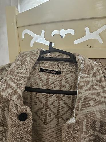 ayrı kupalnik: Antony Rossi kişi köynək-jaket (overshirt) - Rəng: bej/qəhvəyi — 1