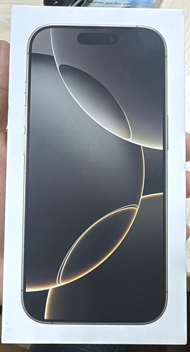 Apple iPhone: IPhone 16 Pro, 256 GB, Natural Titanium, Zəmanət, Simsiz şarj, Face ID