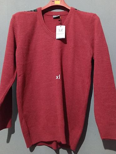 polo assn: Sviter, XL, rəng - Qırmızı — 1