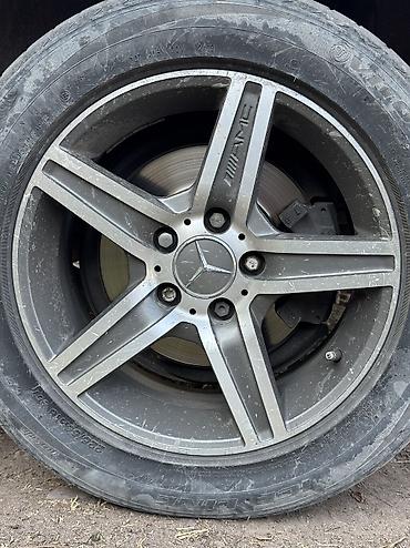 Диски: Литые Диски R 16 AMG, Комплект, отверстий - 5, Б/у — 4