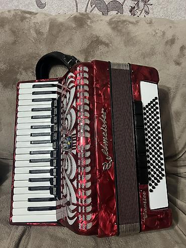 Аккордеоны: Аккордеоны (клавишные баяны) 1) Royal Standard, красный перламутр - — 3