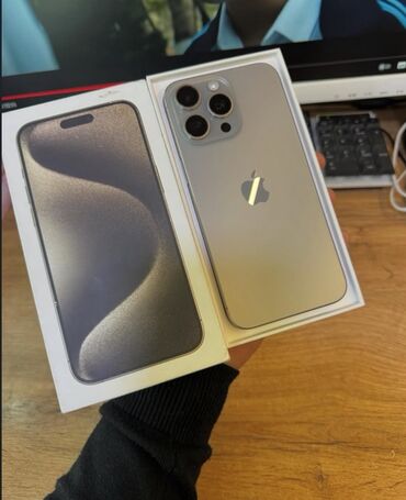 15 айфон про макс: IPhone 15 Pro Max, Новый, 256 ГБ, Natural Titanium, Коробка, 90 %