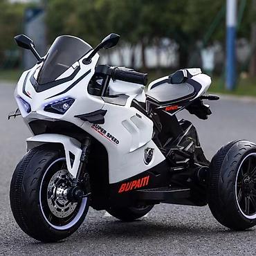 tiger patike: Dečiji motor na akumulator BELI – sportski model za mališane — 1