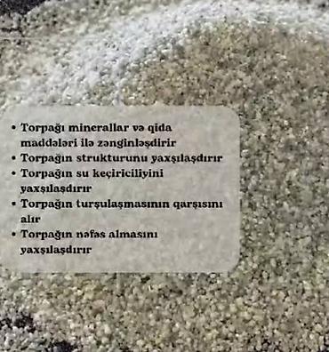 Daş tozu: Məhsul: Mərmər kalsit tozu və çınqılı Fraksiya: 0.2(toz) /0.5/1/ — 3