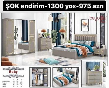 Yataq otağı dəstləri: İkinəfərlik çarpayı, Dolab, Termo, 2 tumba, Azərbaycan, Yeni -da lalafo.az — 4 Yataq otağı dəstləri: İkinəfərlik çarpayı, Dolab, Termo, 2 tumba, Azərbaycan, Yeni — 4