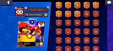 Другие игры и приставки: Аккаунт Brawl Stars - Разблокировано 70 из 101 бойца. - Валюта — 10