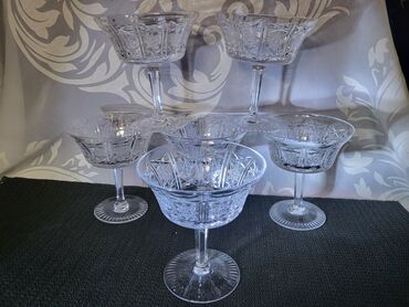Čaše: Case kristal,led kristal za vino iz 70ih. Stanje perfektno,sve na — 3