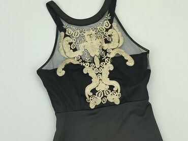 czarna sukienki midi z rozcięciem: Dress, S (EU 36), Forever 21, condition - Very good