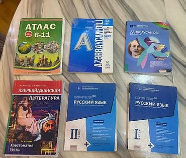 Kitablar və jurnallar: Məktəb və imtahan hazırlığı üçün müxtəlif dərslik və test toplusu — 1