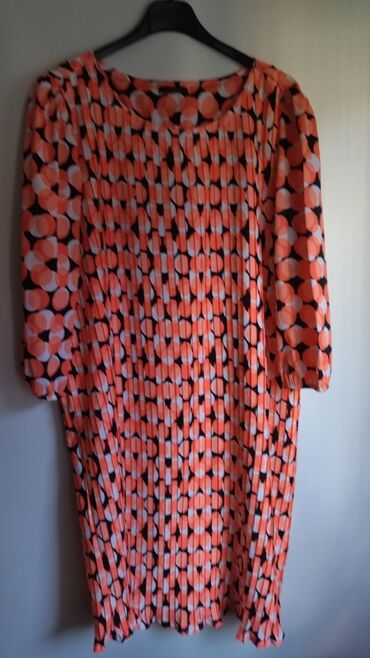 kako ispeglati plisiranu haljinu: XL (42), bоја - Narandžasta, Večernji, maturski