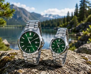 qol saatlari type 1: Casio Quartz cüt saatlar – “Japan Technology” - Model: Casio Quartz — 7