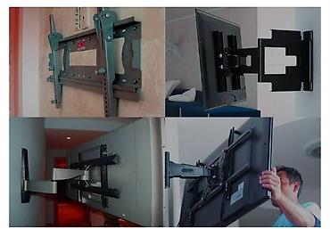 video dayə: 📺Televizor montajı.🛠️Hər növ Kronşteynlərin və monitorların divara — 2