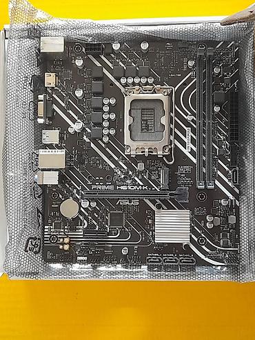 Комплектующие для ПК: Материнская плата для ПК, Новый, Asus, LGA1700, Micro-ATX — 4