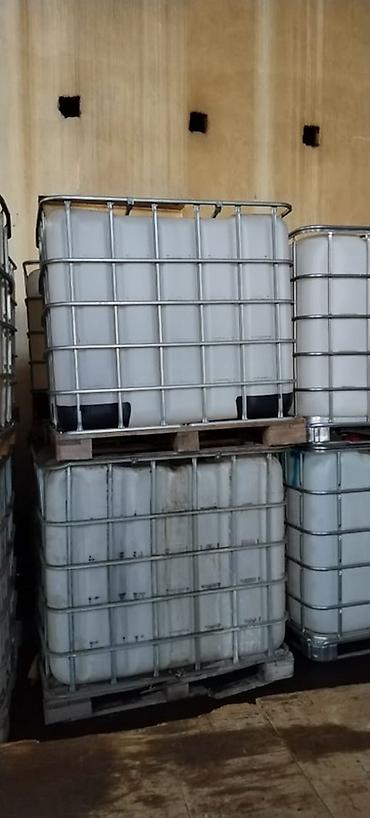 Контейнеры: IBC konteynerlər – 1000 litr - Həcm: 1000 L (standart IBC tank) - — 2