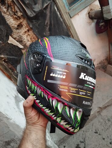Шлемы: Новый мотошлем Kumoshi. размер L. цена 4500с