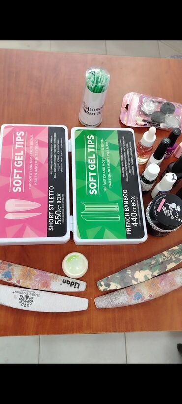 Çaydanlar: Manikür və gel dırnaq üçün tam peşəkar set Tərkib: - SUN UV/LED