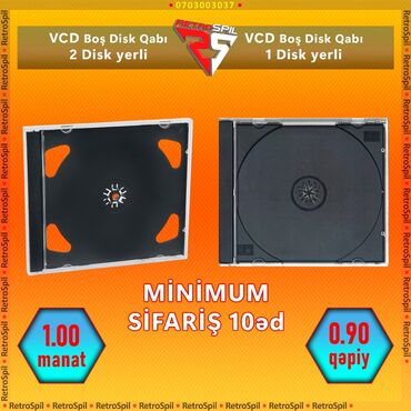 İncəsənət və kolleksiyalar: VCD CD Boş Disk Qabı Məhsullar hamısı yenidir say çoxdur Keyfiyyəti