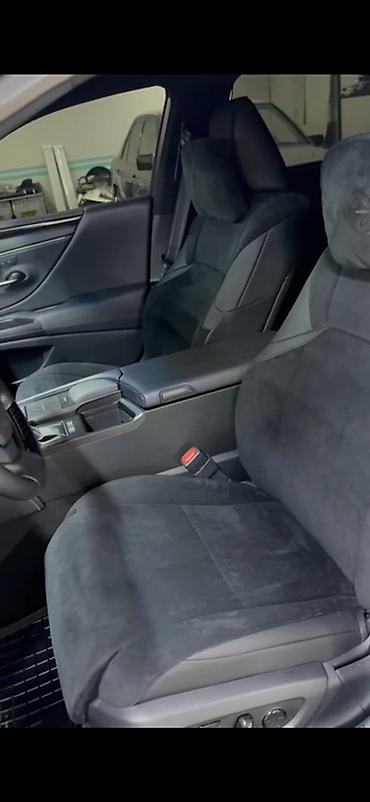 Аксессуары для салона: Чехлы Алькантара, цвет - Черный, Lexus, Б/у — 3