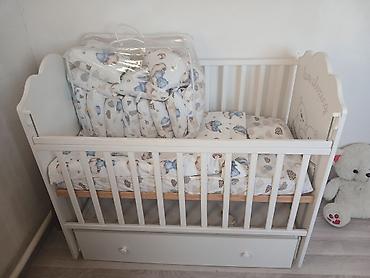 bunk bed: Детская кроватка с комплектом постельных принадлежностей - — 2