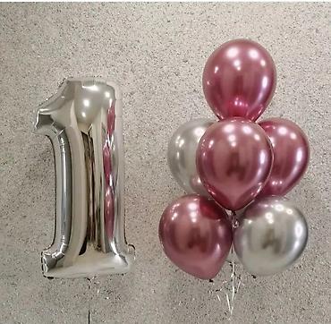 Организация мероприятий: Наборы воздушных шаров для оформления праздника - Тематика: цифра 1 — 4