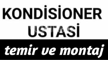 репетитор начальных классов на дому: Təmir, Split kondisionerlər, Quraşdırılma, Zəmanətlə