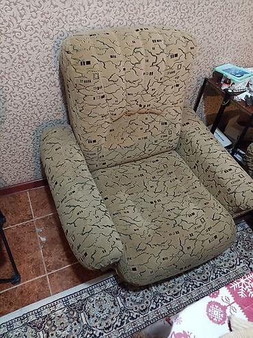 дван кресло: Прямой диван, Б/у — 3