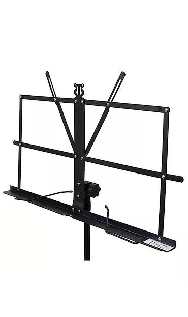 Стойки для музыкальных инструментов: ПРОДАЮ пюпитр для нот(подставка). Абсолютно новый, черный, лёгкий — 6