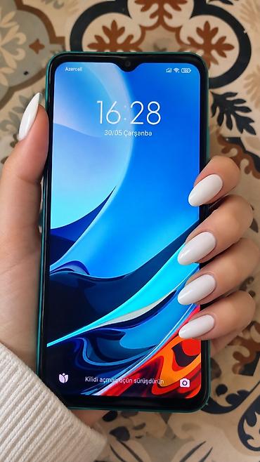 xiaomi redmi note 9t: Redmi 9T, 128 GB, rəng - Yaşıl, Barmaq izi — 2
