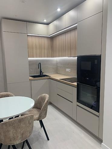 Кухонные гарнитуры: Кухонный гарнитур, Новый, цвет - Бежевый, ДСП, Бесплатная доставка — 4