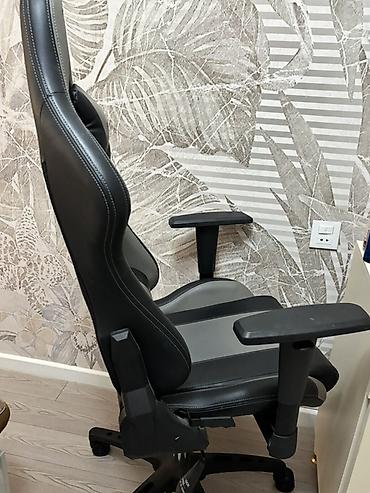 Ofis mebeli: LEGEND brendinin oyun/ofis kreslosu - Rəng: tam qara - Material — 4