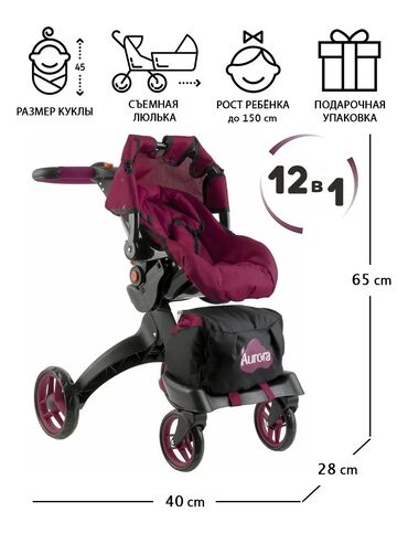 детские коляски для кукол: Коляска, Б/у