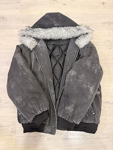 nike tech flece: Бомбер, Зима, С капюшоном, M, L — 1