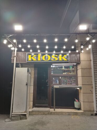 Konteynerlər: Salam Hazır Kiosk Biznesi Satılır xırdalanda əsas yolda Polisin