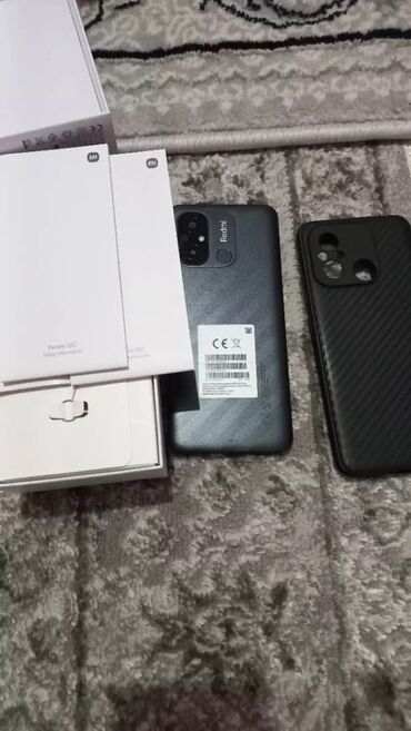 чехол на redmi 9: Xiaomi, Redmi 12C, Б/у, 128 ГБ, цвет - Черный, 2 SIM