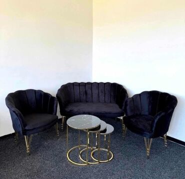 Ugaone garniture: I. 12. Shell set ( 2 fotelje + dvosed ) ✨ -Cena za set : 390e — 9