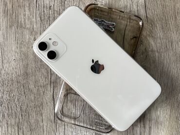 Мобильные телефоны: IPhone 11, Б/у, 128 ГБ, Белый, 85 %