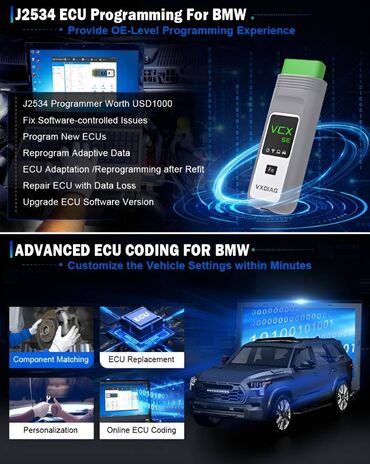 Alati za automobile: VXDIAG VCXS SE VX508 za BMV ICOM OBD2 OEM DoIP ECU kodiranje J2534 — 12