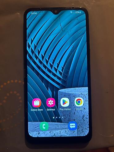 samaung a10s: Samsung Galaxy A10s, 32 GB, rəng - Qara, Barmaq izi, Sensor — 1
