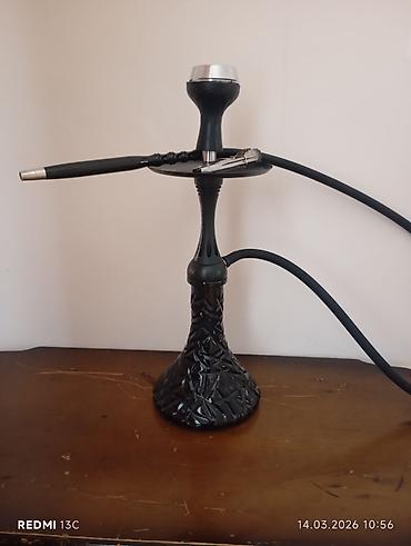 qelyan aparatı: Nargilə dəsti – tam komplekt - Rəng: Qara - Materiallar: Naqilli — 1