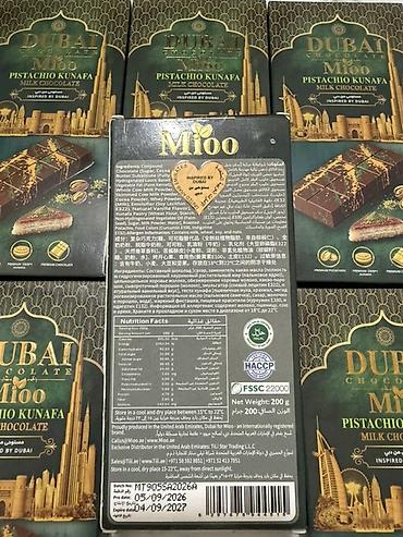 dubay şakaladı: Dubay şokoladı Mioo Dubai Chocolate – Pistachio Kunafa Premium süd — 2