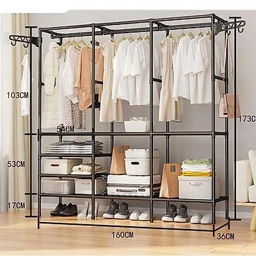 Ostali nameštaj: Stalak, polica za odecuni obucu Sa dva dela: 3200 din Sa tri dela — 13