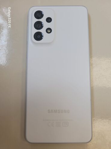 samsung e740: Samsung Galaxy A33 5G, 128 GB, rəng - Ağ, İki sim kartlı, Face ID
