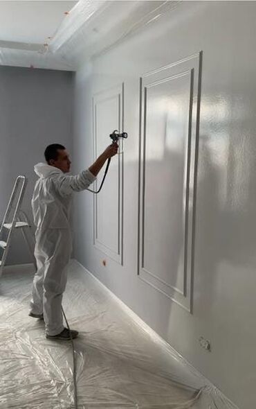 Покраска: Покраска стен, Покраска потолков, Полимерная покраска, На водной основе, На масляной основе, Больше 6 лет опыта at lalafo.kg — 1 Покраска: Покраска стен, Покраска потолков, Полимерная покраска, На водной основе, На масляной основе, Больше 6 лет опыта — 1