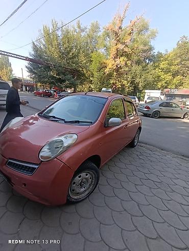 шевролет бишкек: Nissan March: 2003 г., 1.3 л, Автомат, Бензин — 5