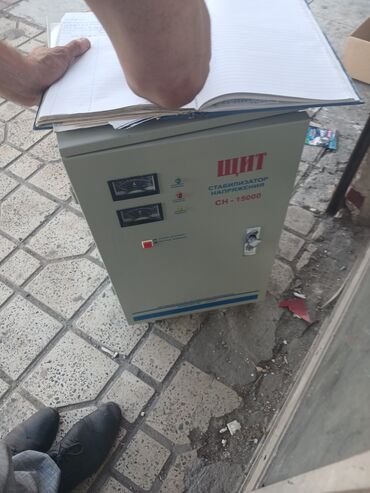 Kafel və bitirmə daşları: Stabilizator 15000lik 800manata alınıb işlək vəziyyətdədi. 500ə qiymət
